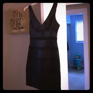 Black cocktail dress
